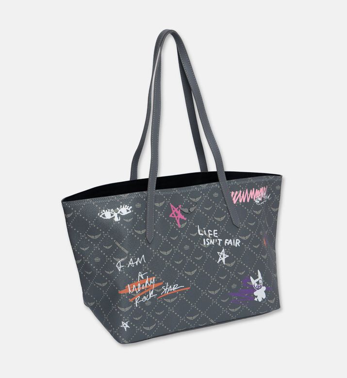 Zadig et Voltaire Bag Monogram, Dark-grey, Packshot View