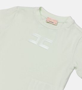 La Mia Bambina Cotton Crewneck T-shirt, Packshot View