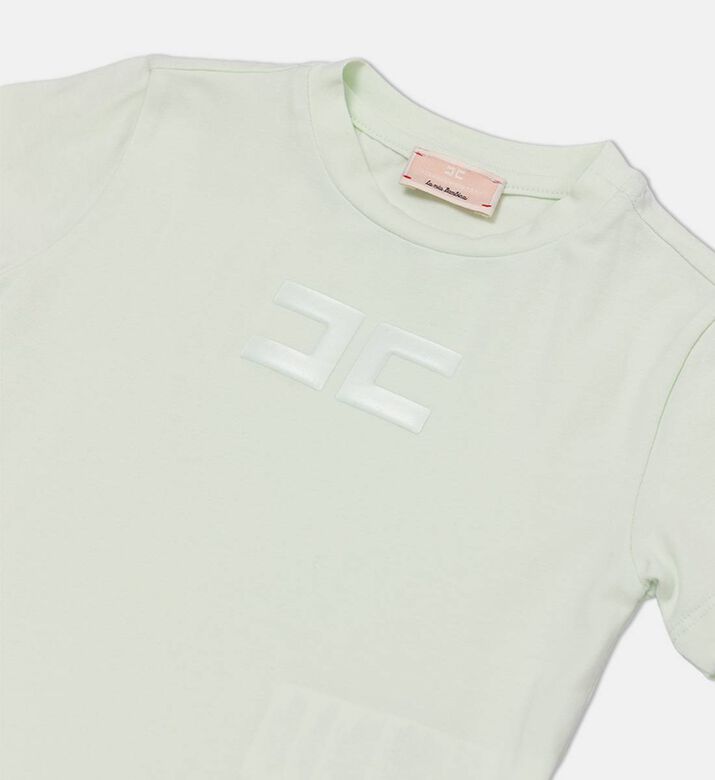 La Mia Bambina Cotton Crewneck T-shirt, Packshot View