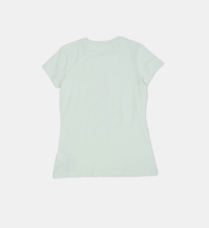 تيشيرت قطن بطبعة لوغو مكررة