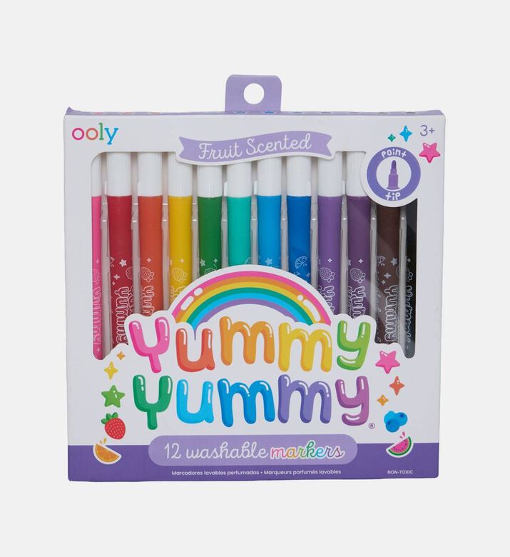 Yummy Yummy 12-piece Scented Markers Set
