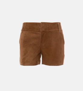 Leather Shorts With A Flattering Tailored Cut