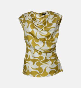 Eclat Silk Draped Blouse