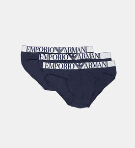 Logo -waistband Briefs 3-piece Set Logo -waistband Briefs 3-piece Set