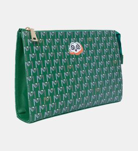 Waving Face Orange On-the-go Clutch Waving Face Orange On-the-go Clutch