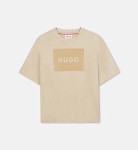 Cotton Velvet-effect Logo Short-sleeve T-shirt Cotton Velvet-effect Logo Short-sleeve T-shirt