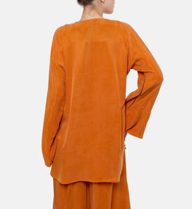 Niluu Tie Closure Long-sleeve Top, Model View