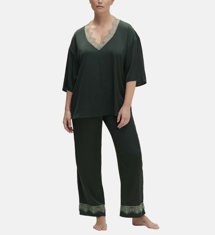 Satin Secrets Lace Night Pants