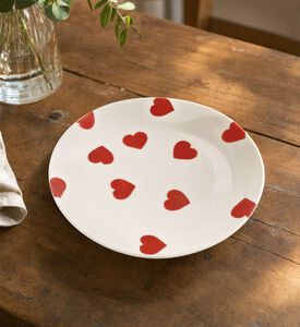 Easy Life Ceramic Round-shape Dinner Plate, Model View