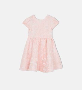 Peony Embroidery Pearly Flowery Dress