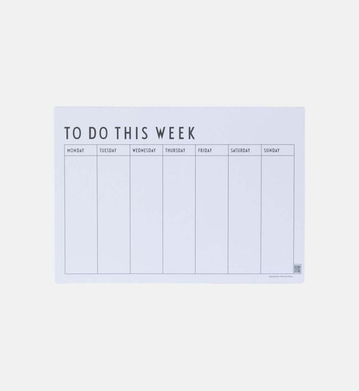 A4-paper 60-page Weekly Planner