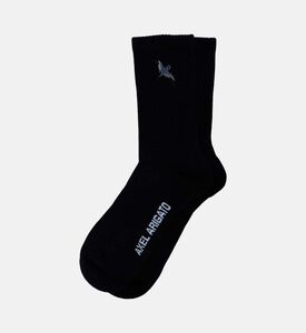 Axel Arigato Embroidered Bird Logo Ribbed Socks, Packshot View