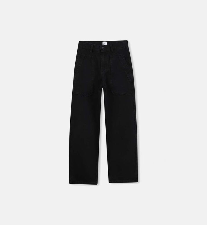 Cotton Twill Patch Pocket Pants