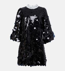 Sequined Oversized Mini Dress Sequined Oversized Mini Dress