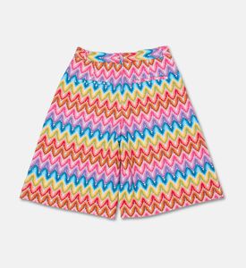 All-over Zigzag-print Shorts