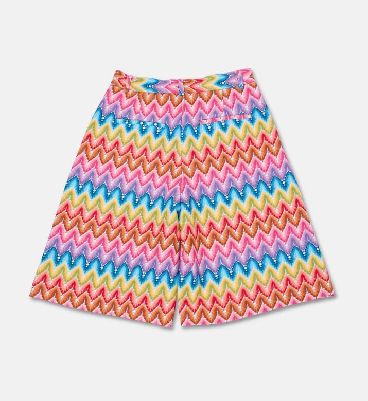 All-over Zigzag-print Shorts