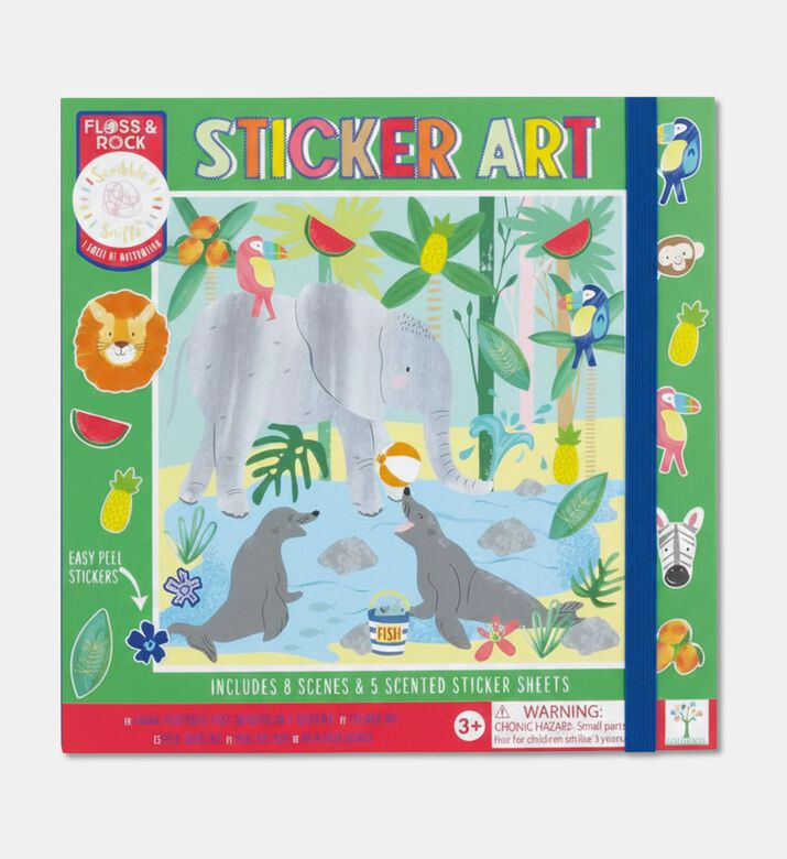 Floss and Rock Jungle Sticker Art, Packshot View