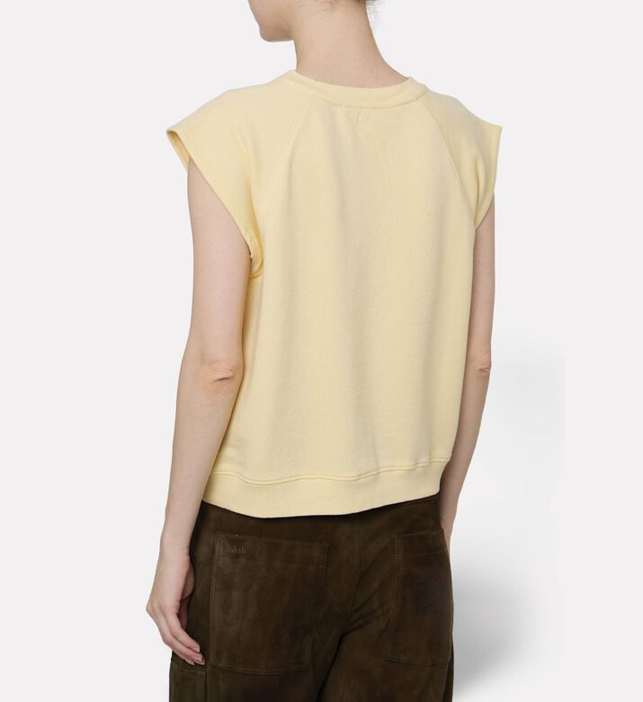 Ba and Sh Sweat Beata, Yellow, Xs, Model View