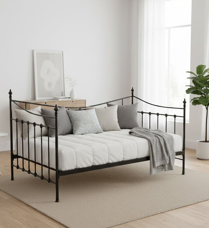 Home Deco and More Iron Convertible Bed Frame, Packshot View