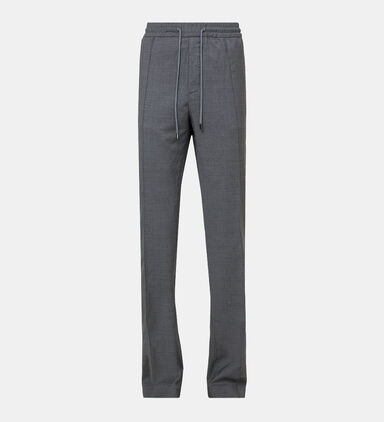 Drawstring Virgin Wool Pants