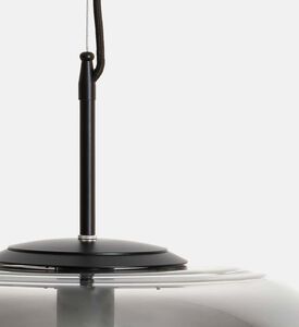 مصباح قلادة الزجاج الضبابي