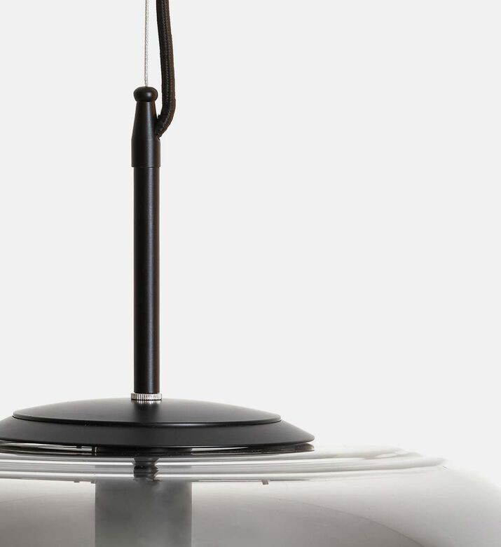 مصباح قلادة الزجاج الضبابي