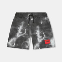 Boy Thunder Print Bermuda Shorts