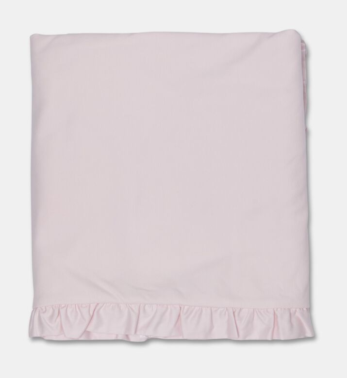 My First Collection Frill-trim Baby Blanket With Bow, Pink, Packshot View