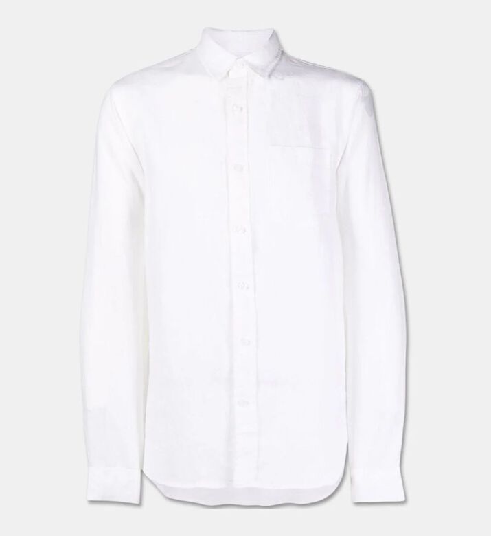 Vince Button-down Long-sleeve Shirt, White, Xl, Packshot View