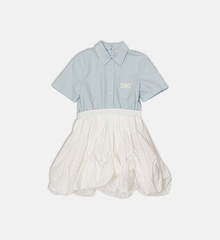 La Mia Bambina Short-sleeve Shirt Pleated Dress, Packshot View