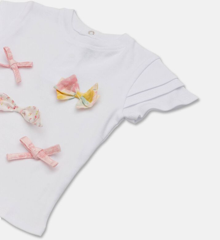 Jules & Juliette Paris Bow-detail Short-sleeve T-shirt, Packshot View
