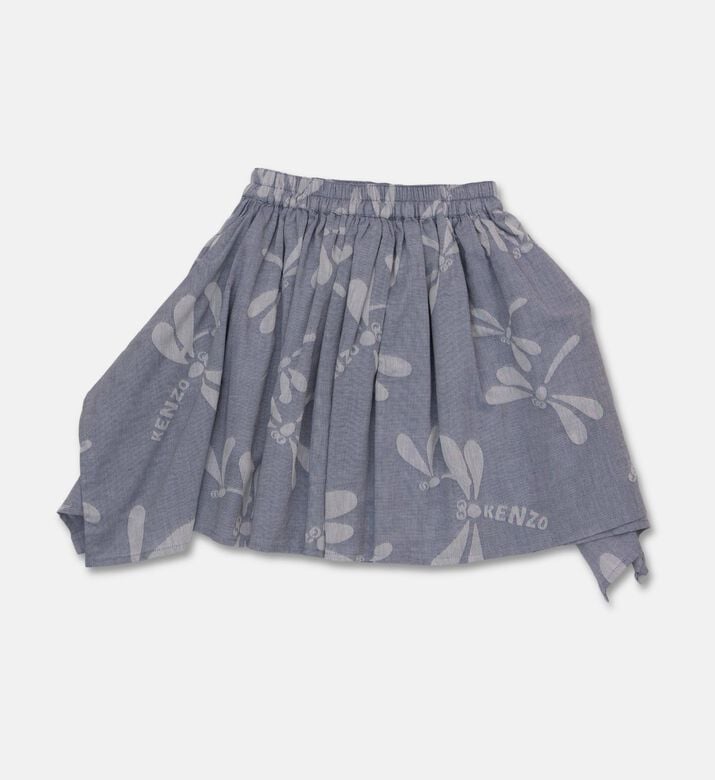 Kenzo Jacquard Kimono Cotton Skirt, Packshot View