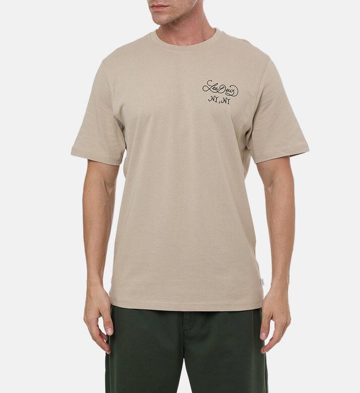 Les Deux Orchard Printed Crewneck T-shirt, Model View