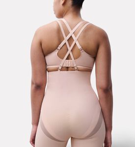 Chantelle High-waisted Shapewear Shorts, Golden-beige, L, Model View