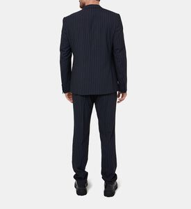 Pinestripe-pattern Slim-fit Suit