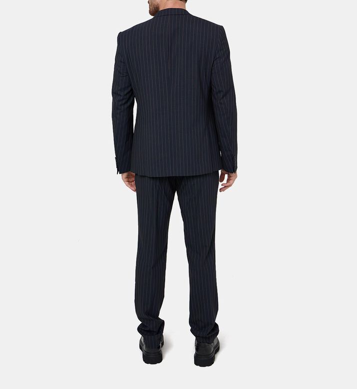 Pinestripe-pattern Slim-fit Suit