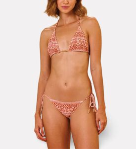 Blueman Tie-side Printed Bikini Bottom, Model View
