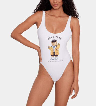Print Scoop Tank 1-piece Swimsuit
