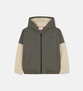 Zip Fastening Long-sleeve Cardigan