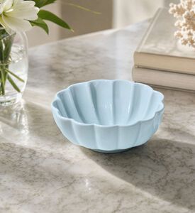 Bitossi Celeste Coral Ceramic Bowl, Model View