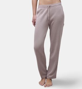 Chantelle Soft Knit Lounge Trousers, Beige, Xs, Model View