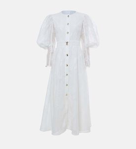 Matelass&eacute; Midi Dress