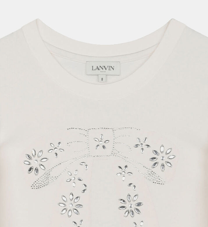 Cabochon Hand-embroidered Mini Dress