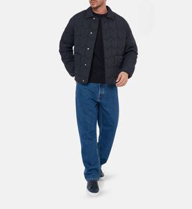 Maison Kitsune Fox-embroidery Regular-fit Sweatshirt, Black, M, Model View