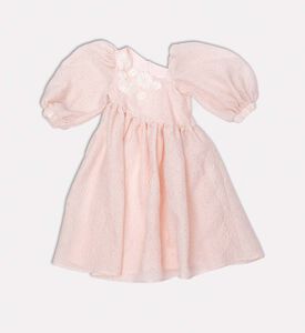 فستان واسع قصير الأكمام غير متماثل