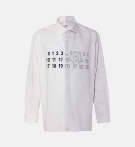 Numeric-print Long-sleeve Shirt Numeric-print Long-sleeve Shirt