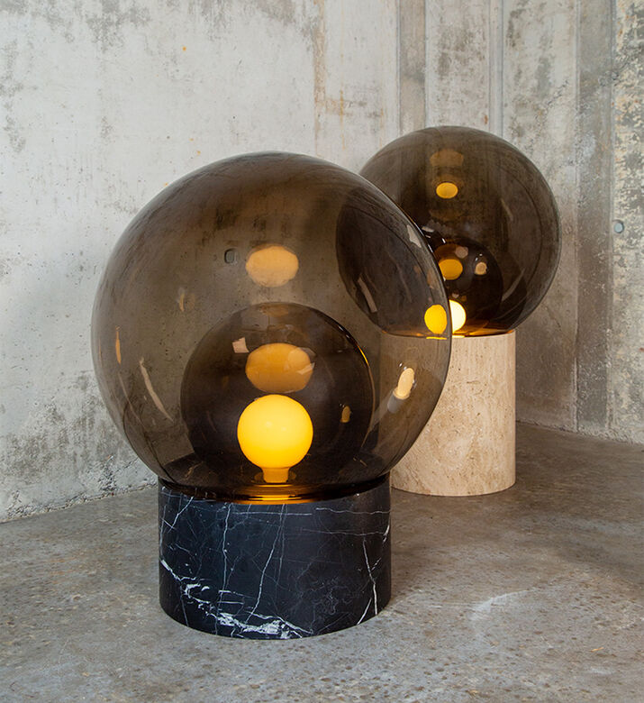 Boule Led Ceramic Medium Lamp