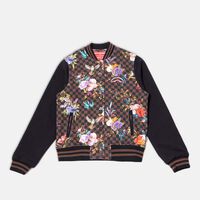 Garden Of Sharks Tipped Varsity Jacket