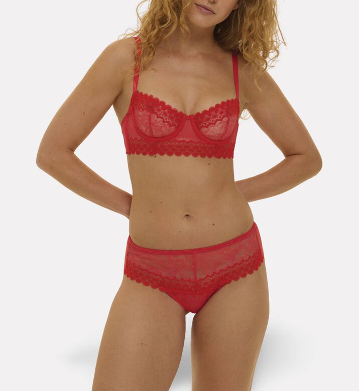 Simone Perele Shorty, Red, Xs, Model View