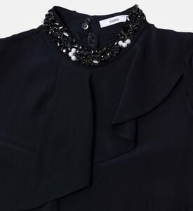 Ruffle Detail Long Sleeve Blouse Ruffle Detail Long Sleeve Blouse